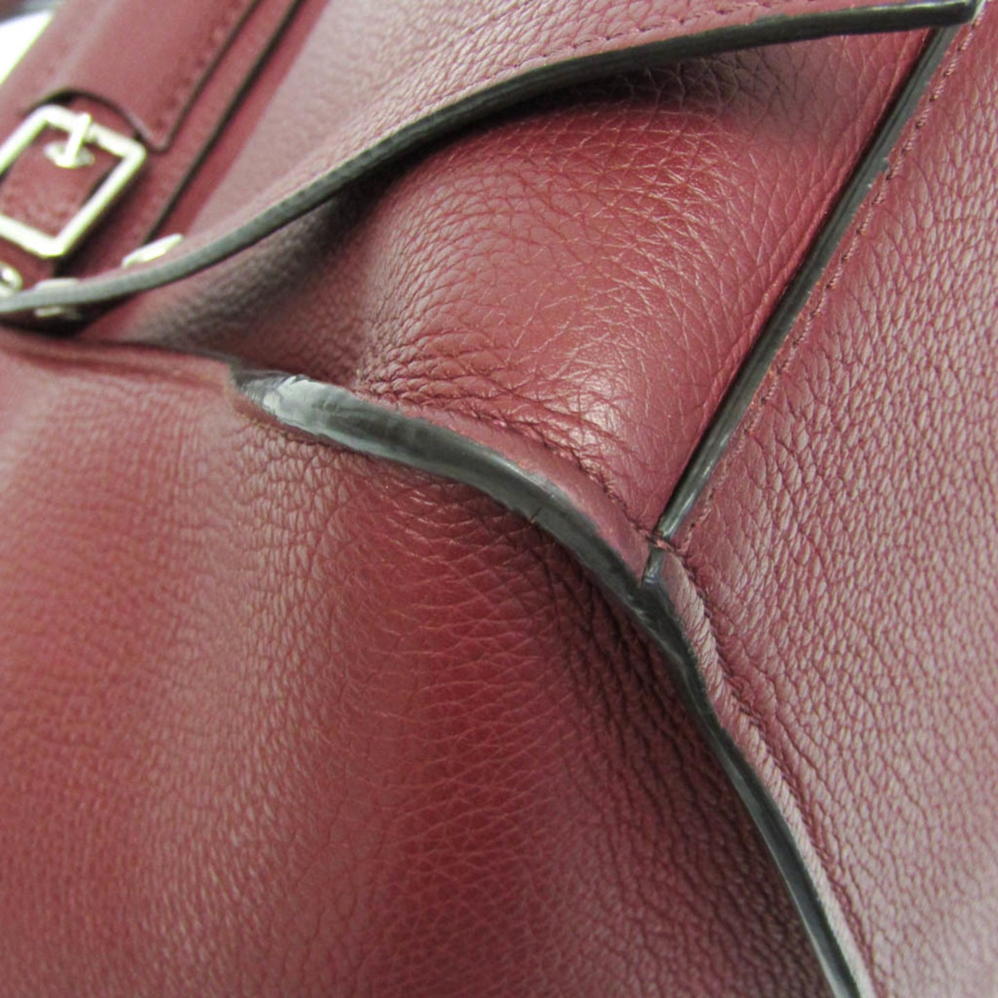 Celine Big Bag Smooth Leather, Burgundy, Leather, Handbag