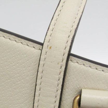 Gucci Totem Top Handle Bag Leather, White, Leather, Handbag