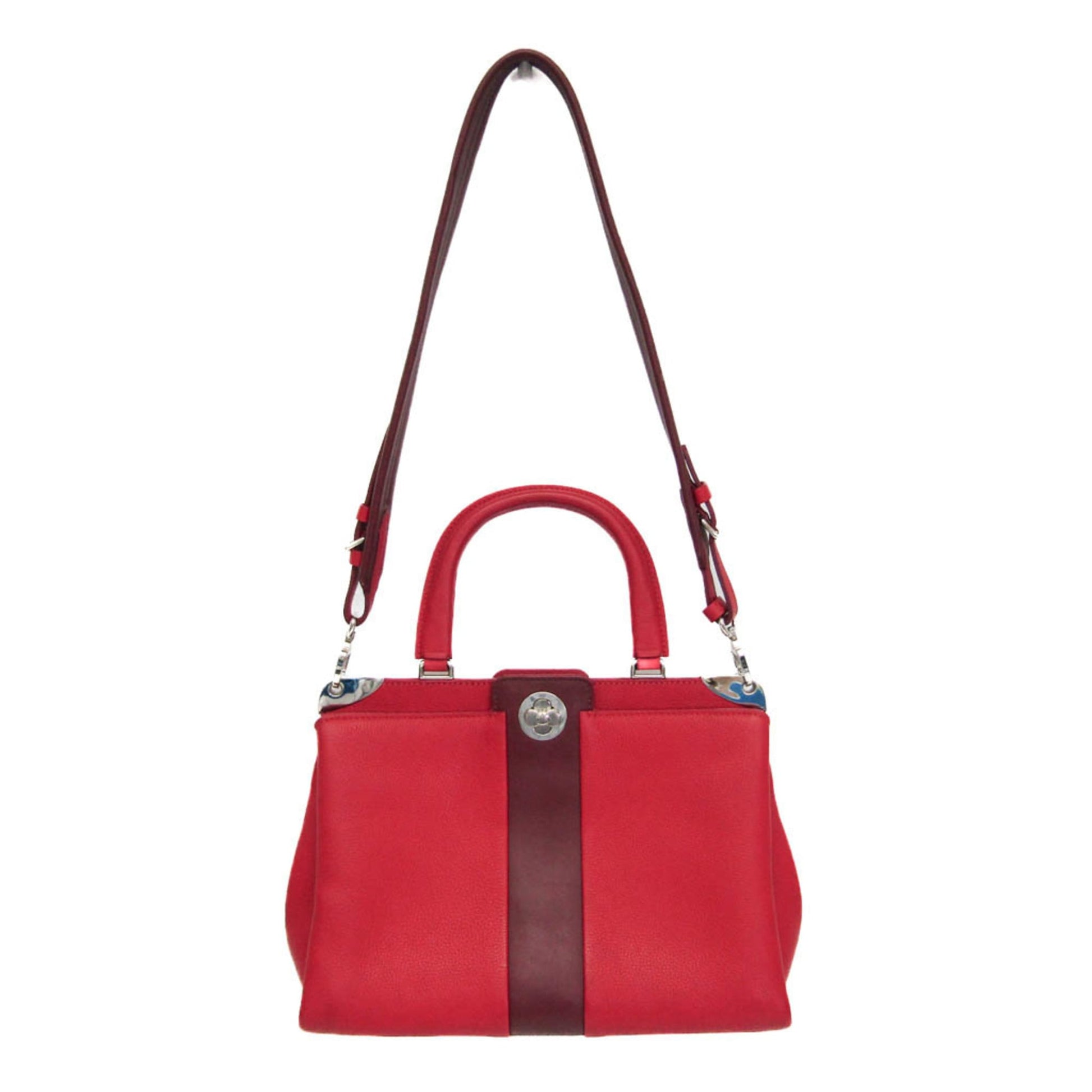 Louis Vuitton Astrid Handbag Leather, Red, Leather, Handbag