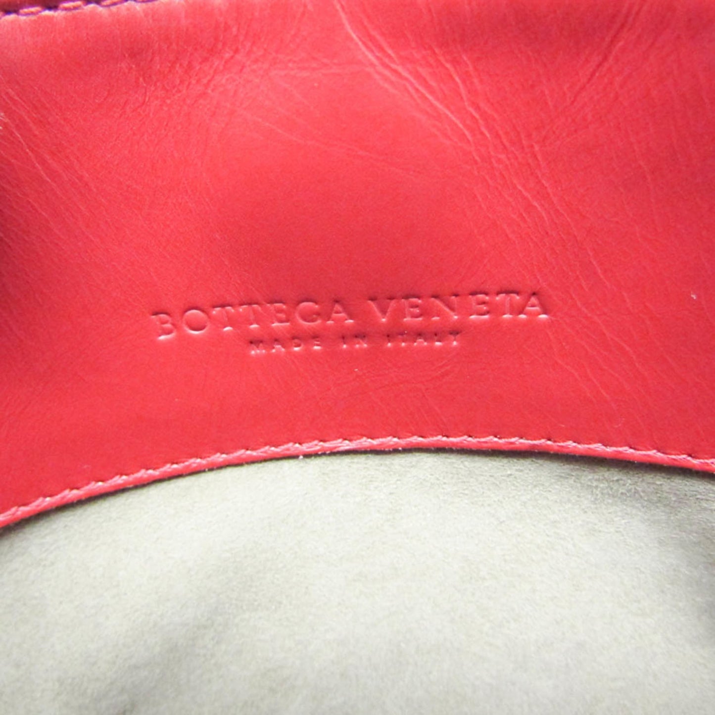 Bottega Veneta Roma Bag Intrecciato Nappa, RED, LEATHER, Shoulder bag