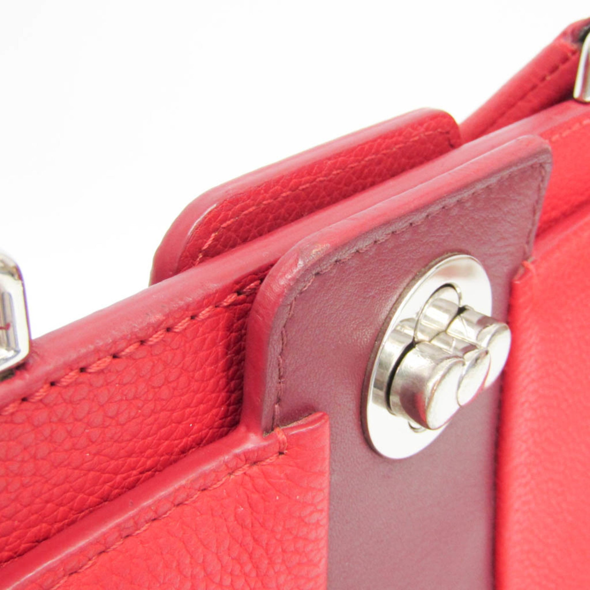 Louis Vuitton Astrid Handbag Leather, Red, Leather, Handbag