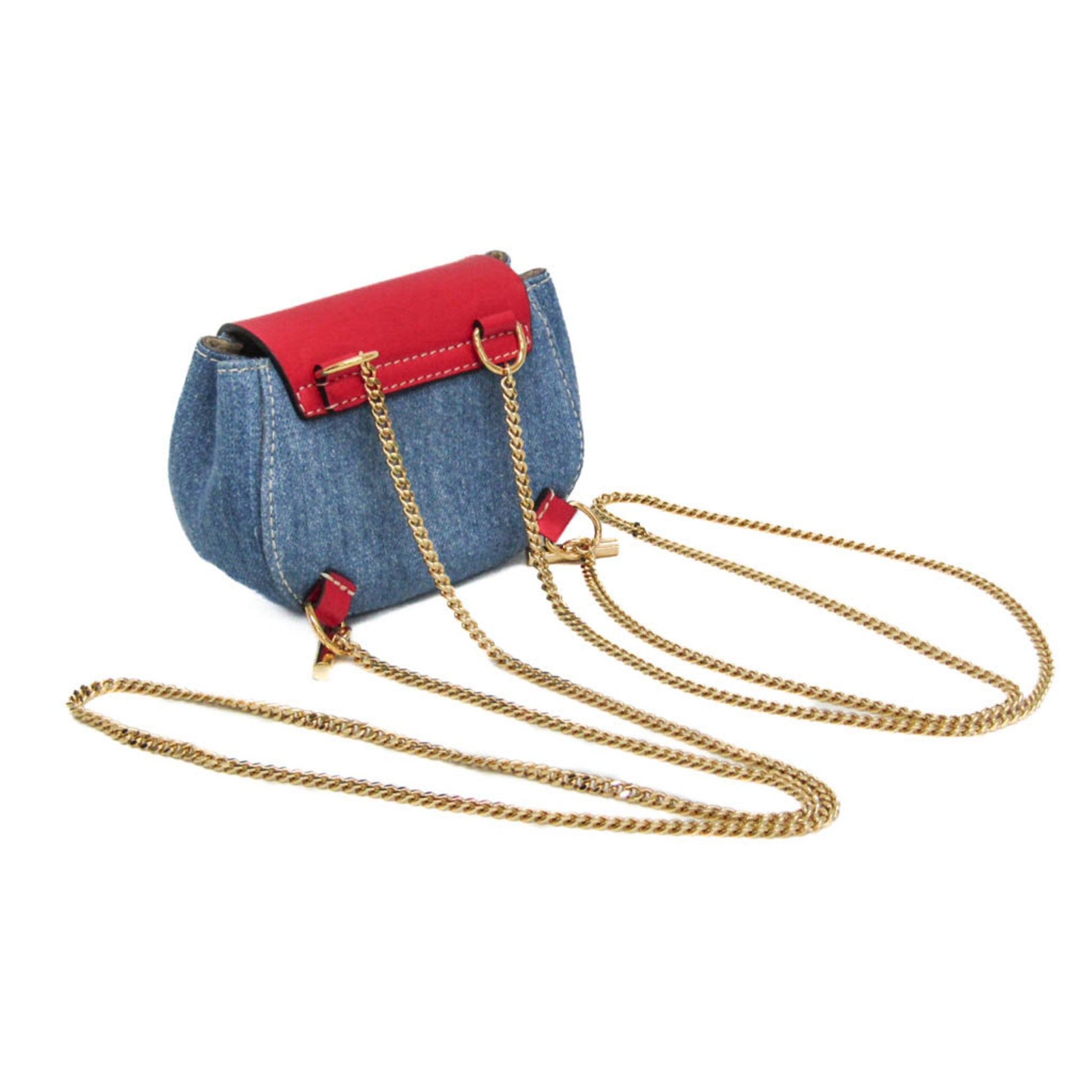 Chloe Drew Crossbody Backpack Leather, Multicolour, Leather, Backpack