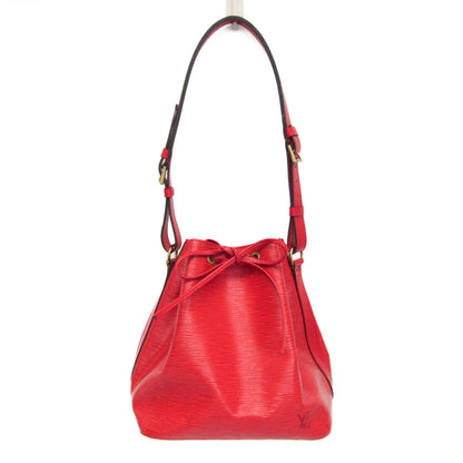 Louis Vuitton Petit Noe Handbag Epi Leather, Red, Leather, Shoulder Bag