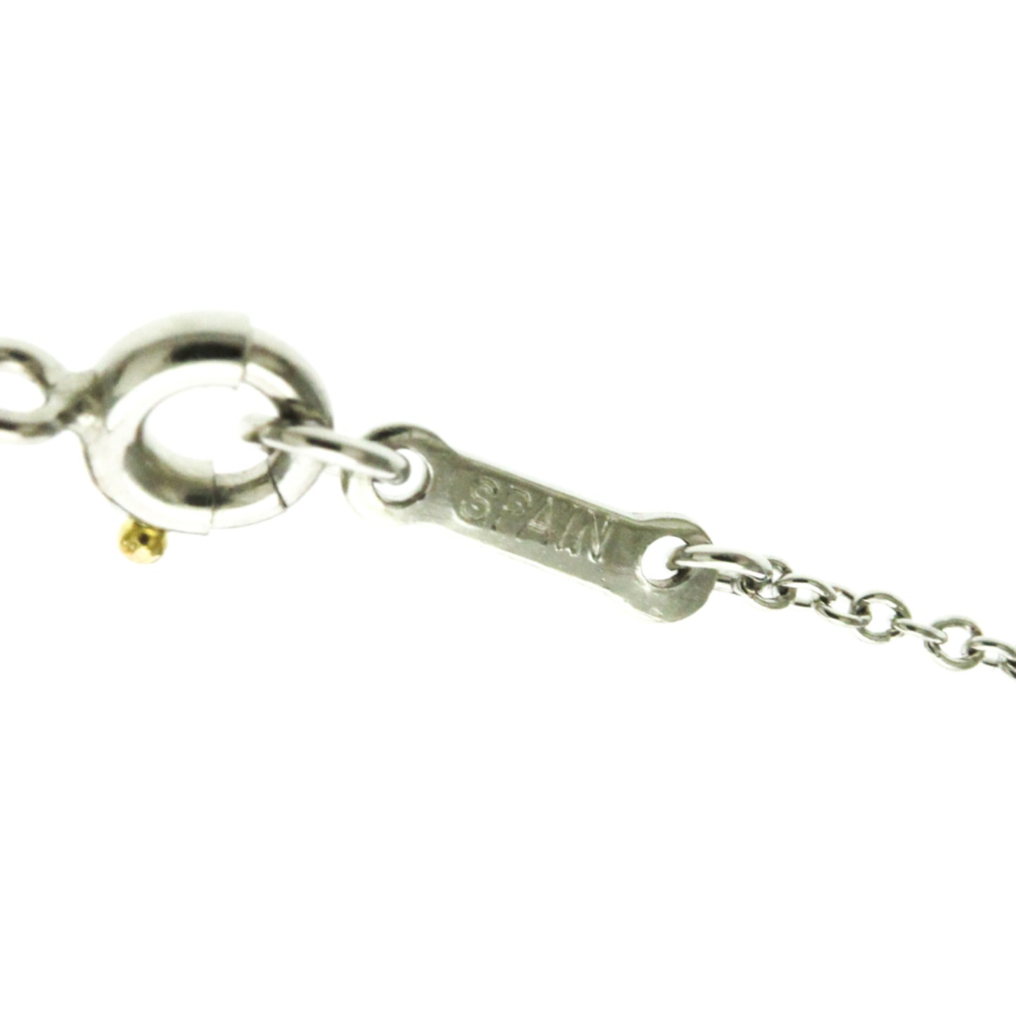 Tiffany & Co. Elsa Peretti Open Heart Pendant Necklace Platinum, Silver, Platinum, Necklace