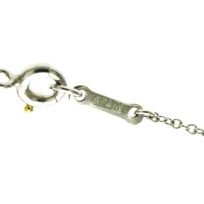Tiffany & Co. Elsa Peretti Open Heart Pendant Necklace Platinum, Silver, Platinum, Necklace