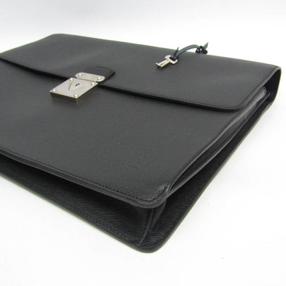 Louis Vuitton Robusto 1 Briefcase Taiga Leather, Black, Leather, Briefcase