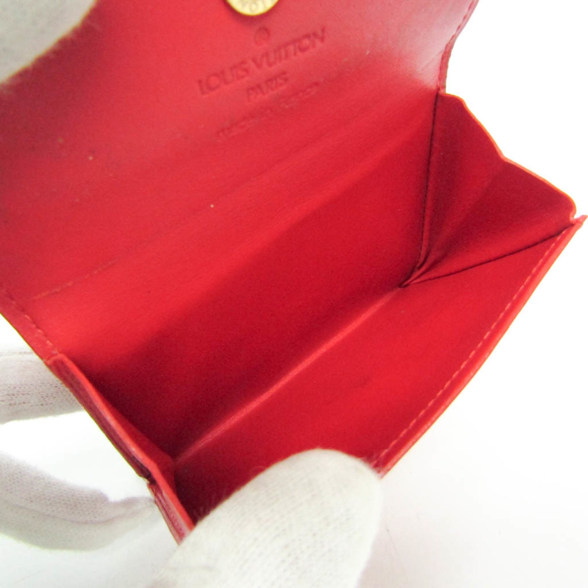 Louis Vuitton Ludlow Wallet Vernis, Red, Patent Leather, Wallet