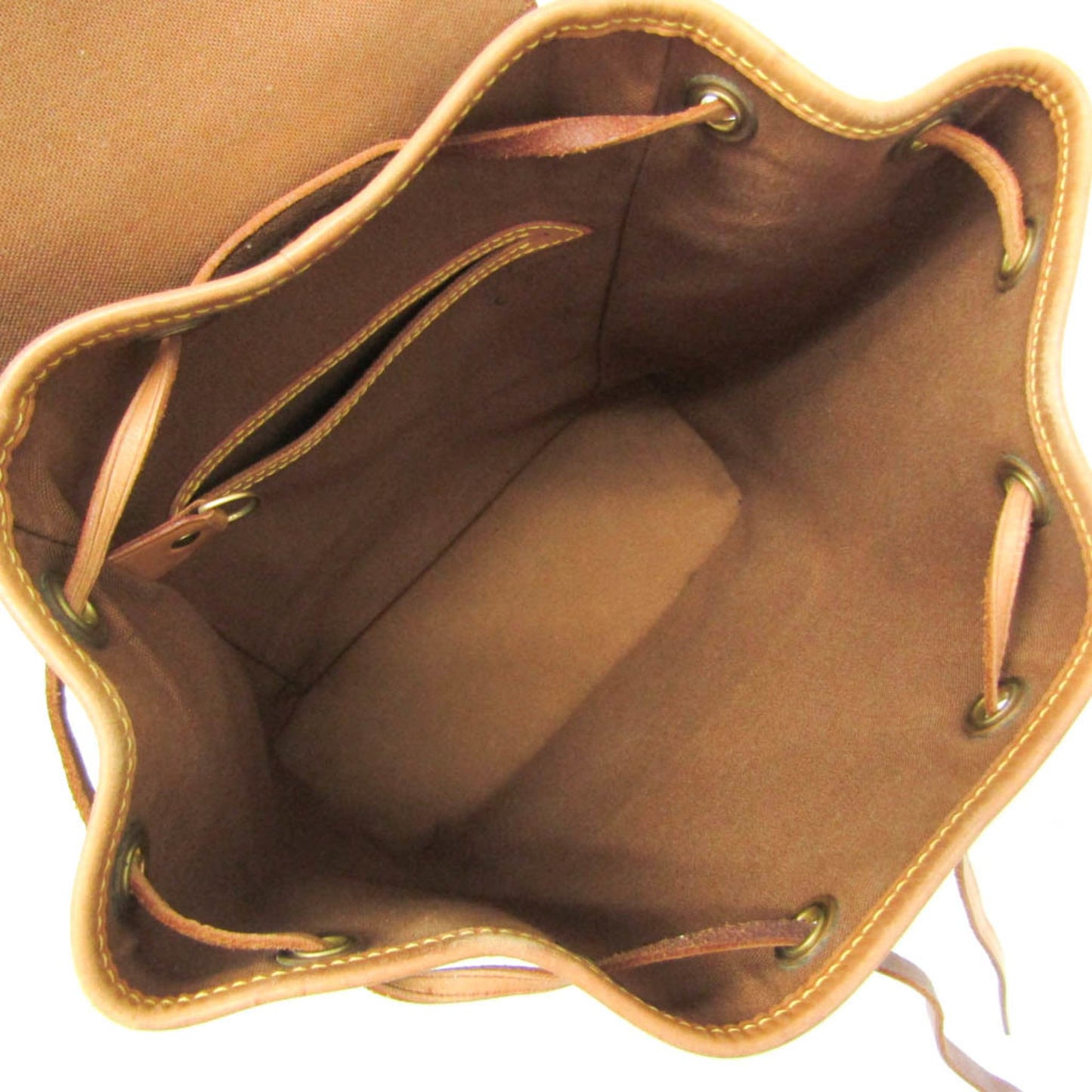 Louis Vuitton Vintage Montsouris Backpack Monogram Canvas, Brown, Canvas, Backpack
