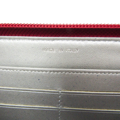 Chanel Camellia Zip Around Organizer Leather, Burgundy, Leather, Wallet