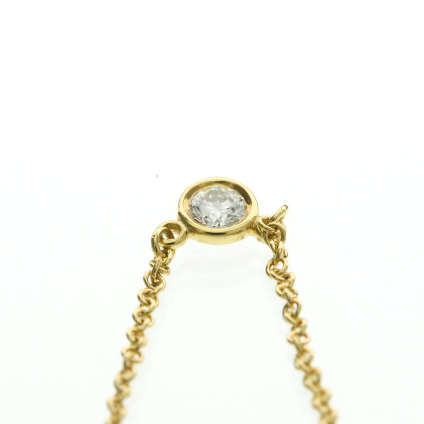 Tiffany & Co. Elsa Peretti Diamonds By The Yard 18K Yellow Gold with Diamond, Gold, Yellow Gold, Necklace