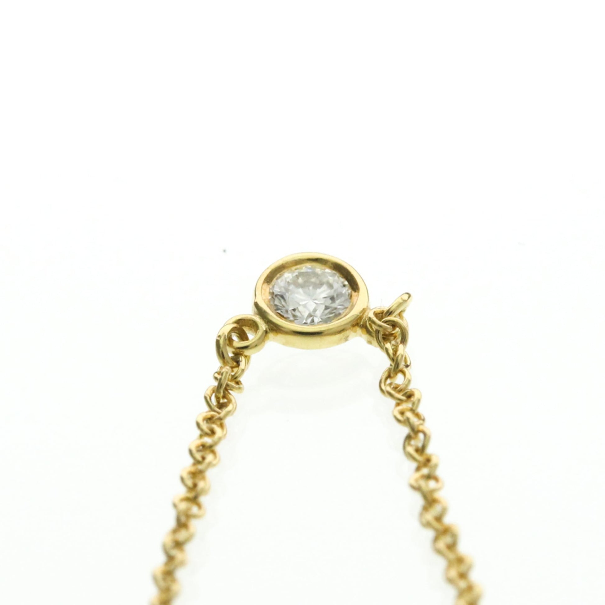 Tiffany & Co. Elsa Peretti Diamonds By The Yard 18K Yellow Gold with Diamond, Gold, Yellow Gold, Necklace