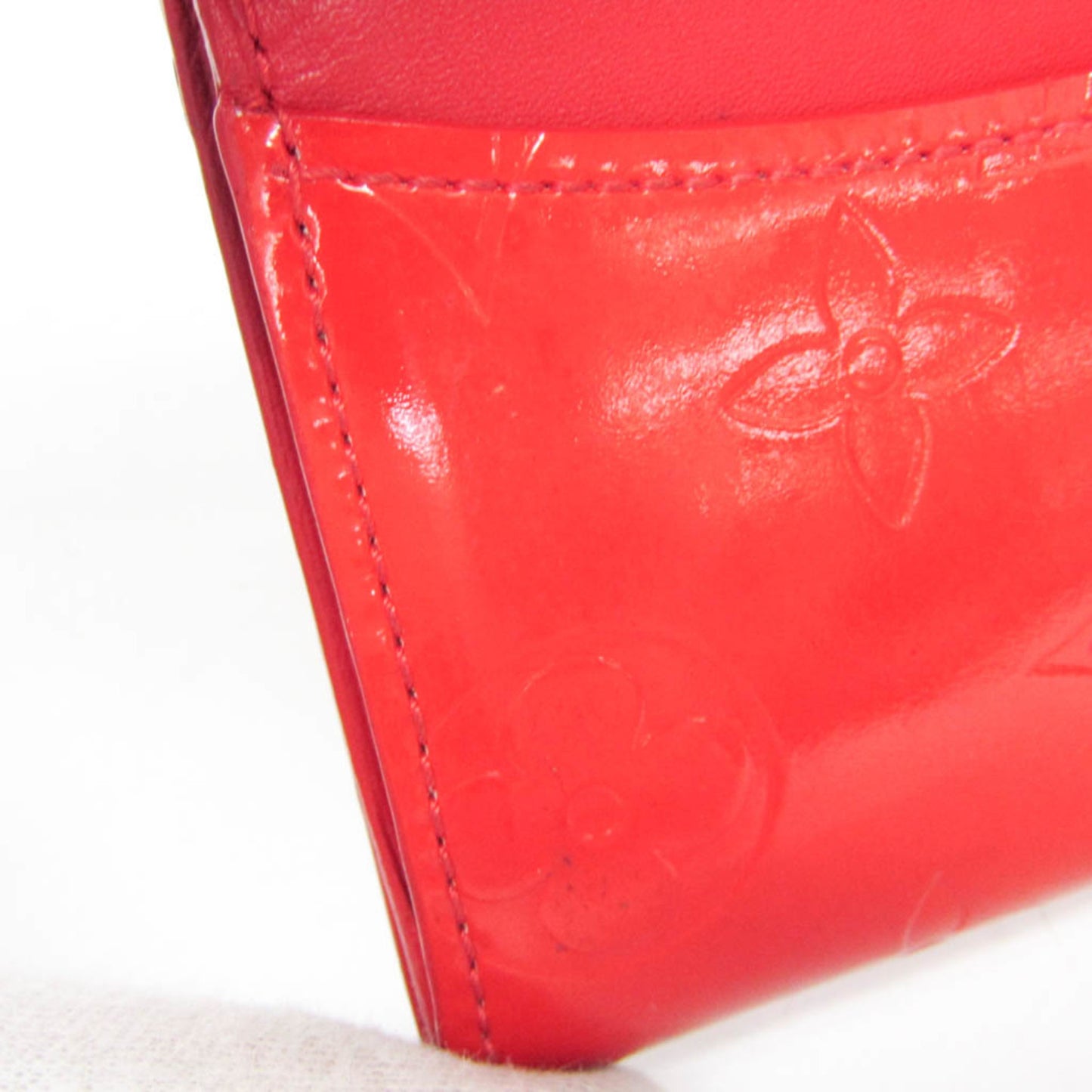 Louis Vuitton Ludlow Wallet Vernis, Red, Patent Leather, Wallet
