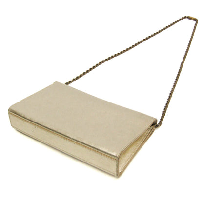 Saint Laurent Classic Monogram Crossbody Bag Calfskin, Gold, Leather, Shoulder Bag