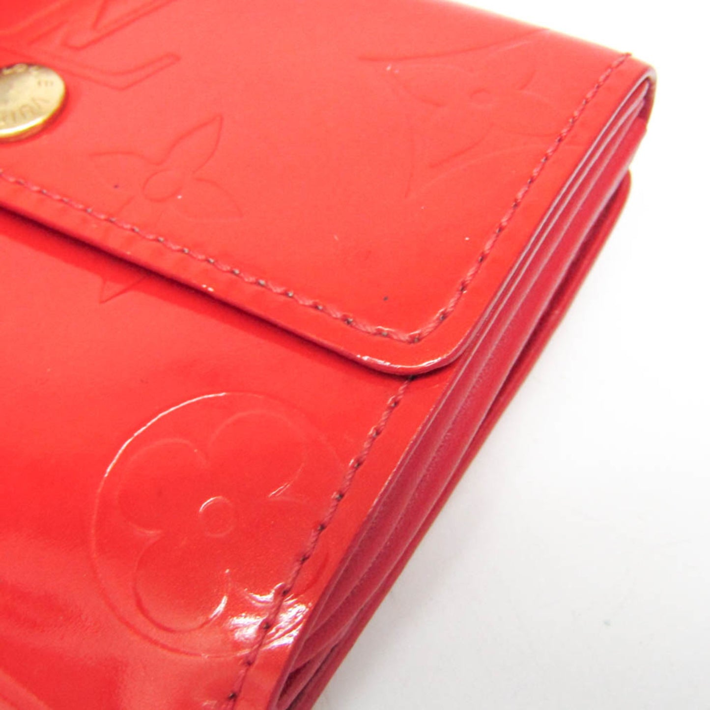 Louis Vuitton Ludlow Wallet Vernis, Red, Patent Leather, Wallet
