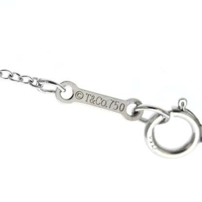 Tiffany & Co. Etoile Cross Pendant Necklace 18K White Gold with Diamonds, Silver, White Gold, Necklace