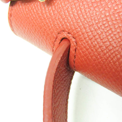 Celine Belt Bag Textured Leather, Red, Leather, Handbag