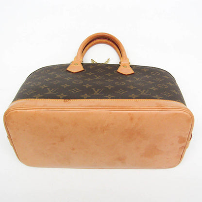 Louis Vuitton Alma Handbag Monogram Canvas, Brown, Canvas, Handbag