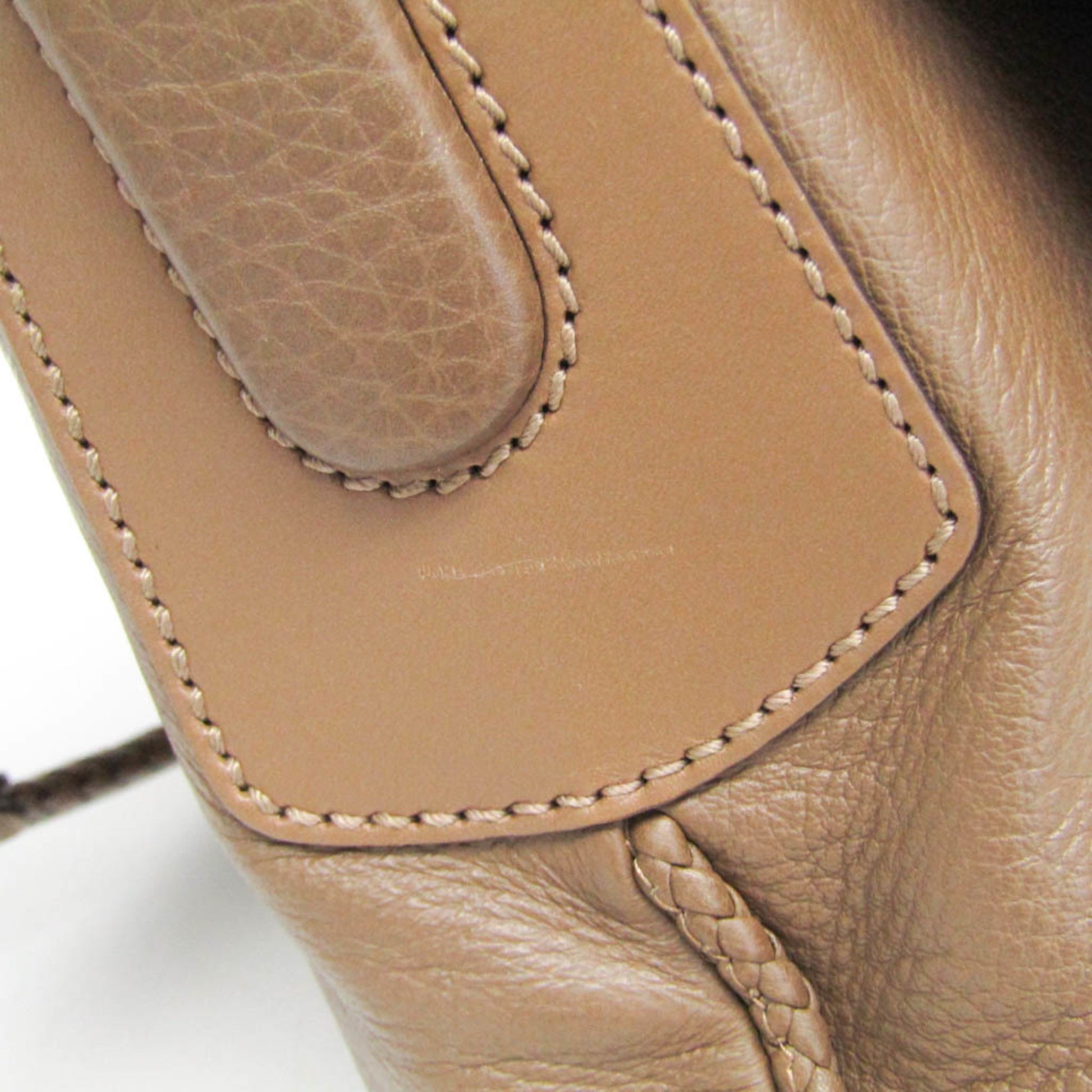 Gucci Bamboo Shoulder Bag Leather, Brown, Leather, Shoulder Bag