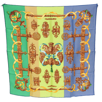 Hermes Carré 70 Cotton, Multicolour, Silk, Scarf