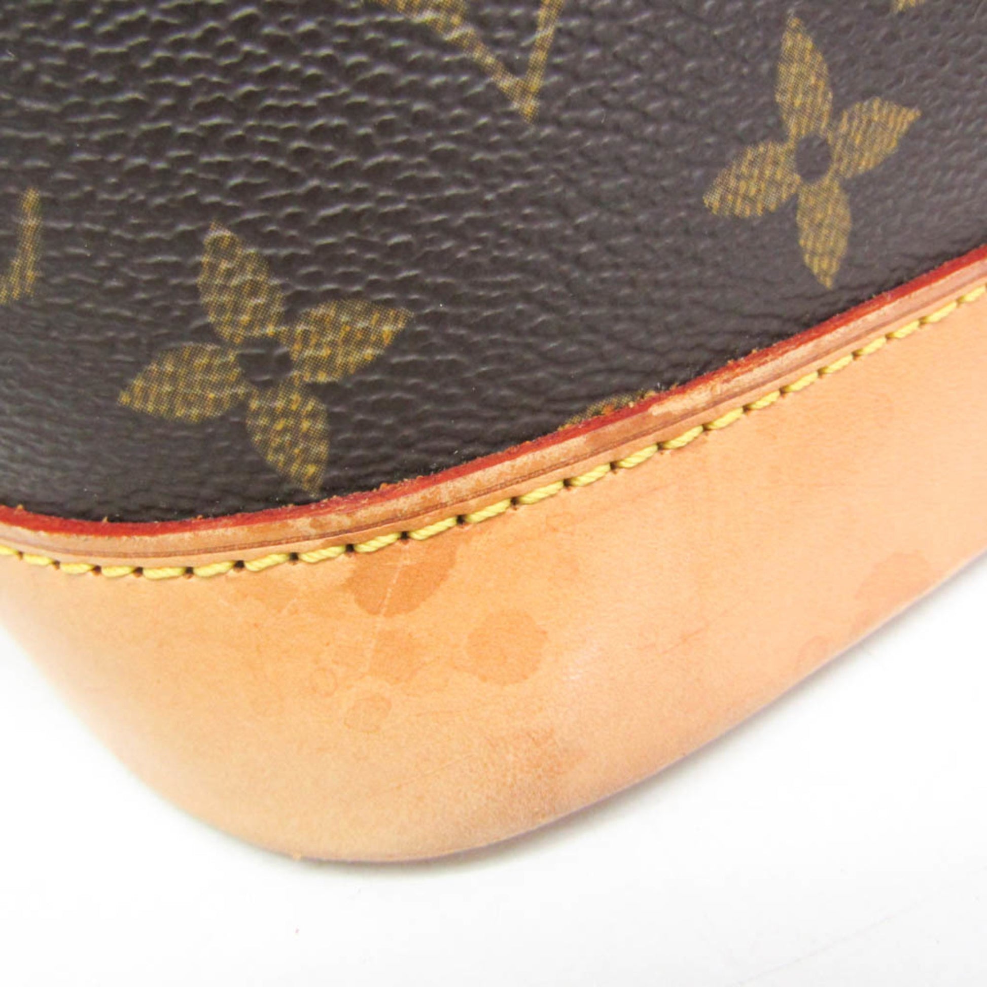 Louis Vuitton Alma Handbag Monogram Canvas, Brown, Canvas, Handbag