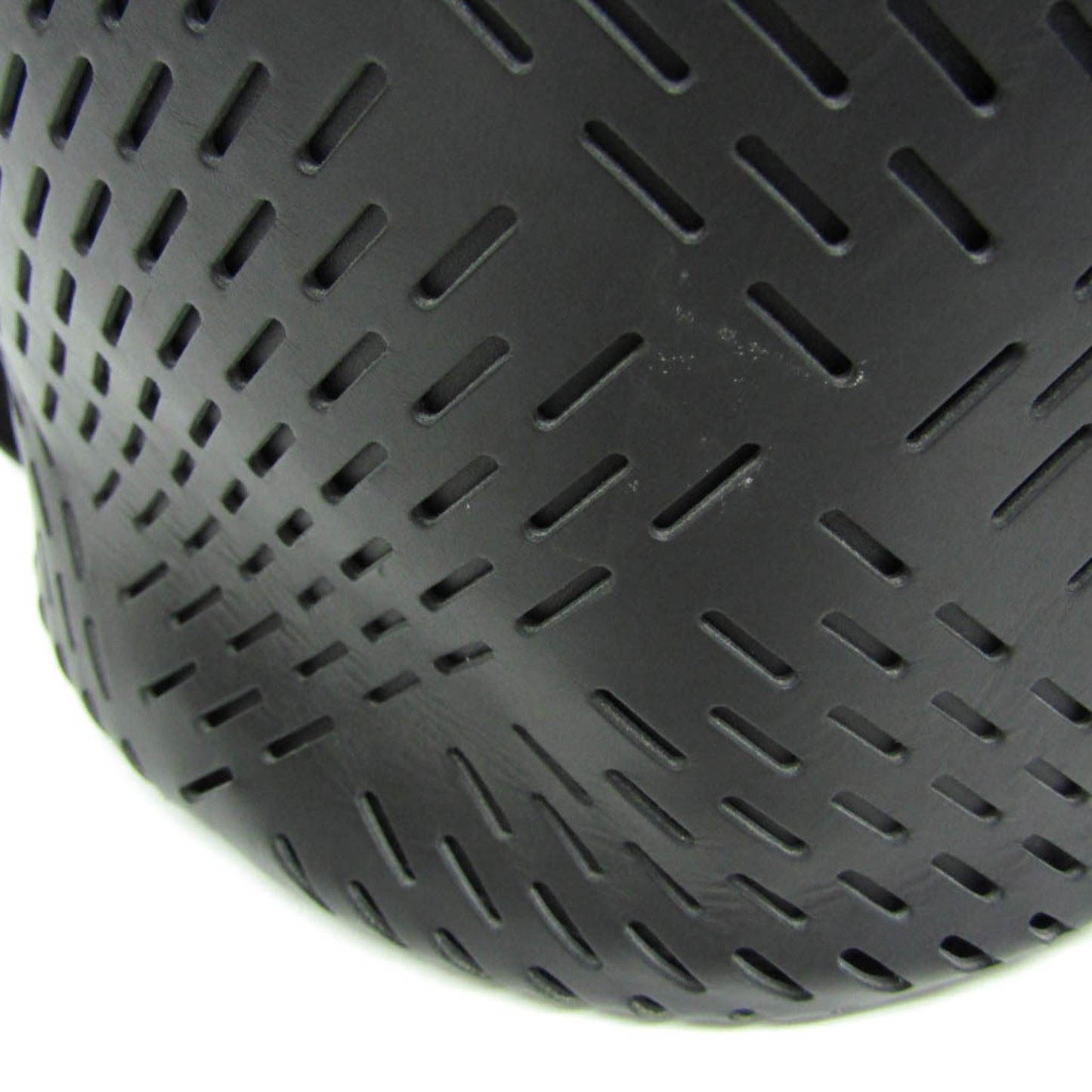 Bottega Veneta Paper Bucket Bag Perforated Leather, Black, Leather, Shoulder Bag