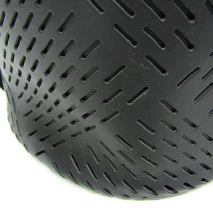 Bottega Veneta Paper Bucket Bag Perforated Leather, Black, Leather, Shoulder Bag