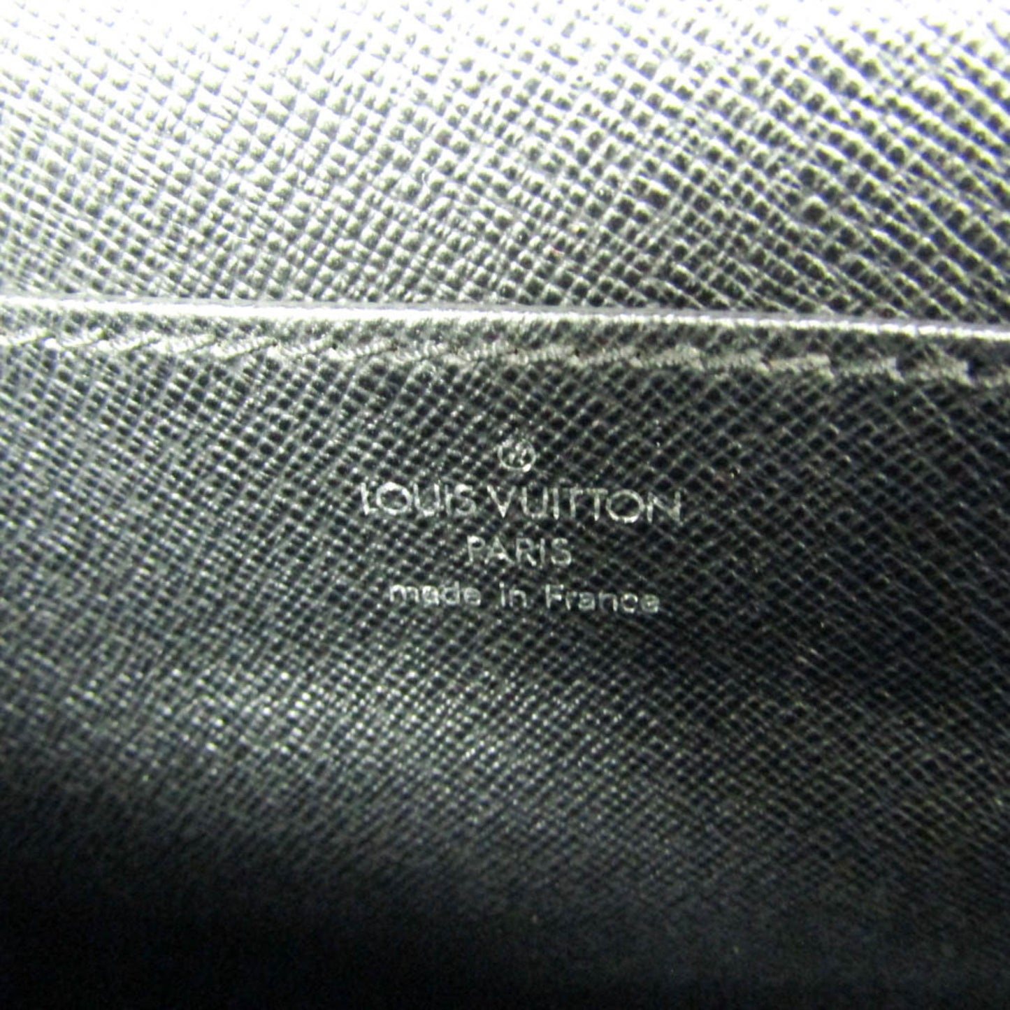 Louis Vuitton Serviette Moskova Briefcase Taiga Leather, Gray, Leather, Briefcase