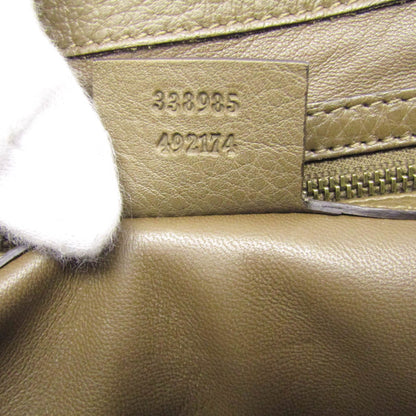 Gucci Bamboo Shoulder Bag Leather, Brown, Leather, Shoulder Bag