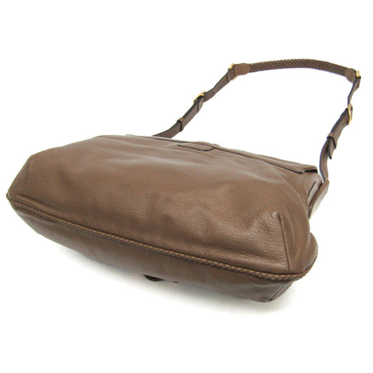 Gucci Bamboo Shoulder Bag Leather, Brown, Leather, Shoulder Bag