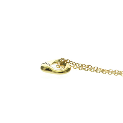 Tiffany & Co. Elsa Peretti Open Heart Pendant Necklace 18K Yellow Gold, Gold, Yellow Gold, Necklace