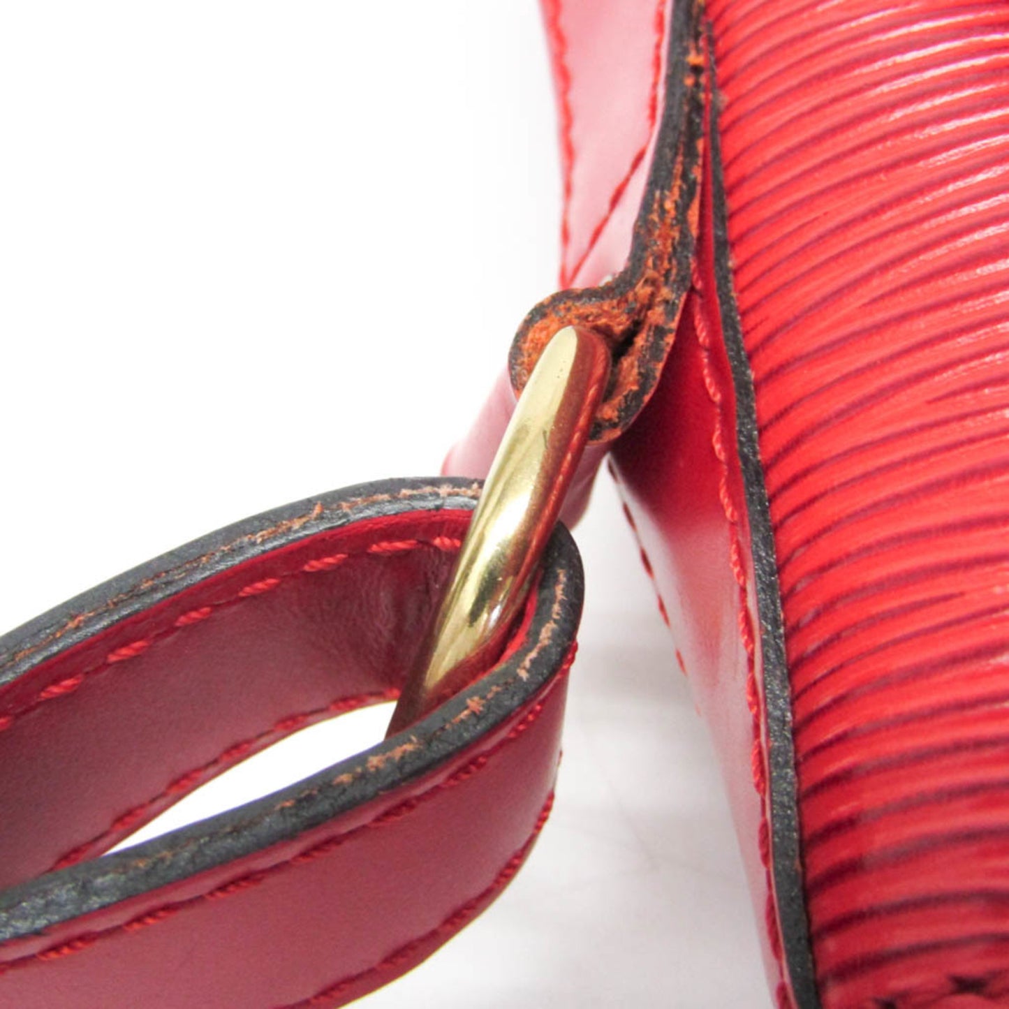 Louis Vuitton Petit Noe Handbag Epi Leather, Red, Leather, Shoulder Bag