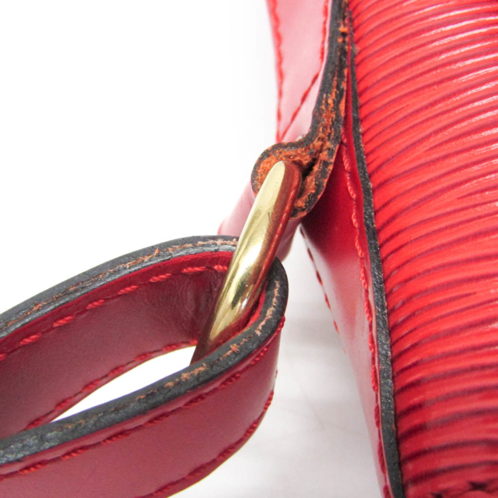 Louis Vuitton Petit Noe Handbag Epi Leather, Red, Leather, Shoulder Bag