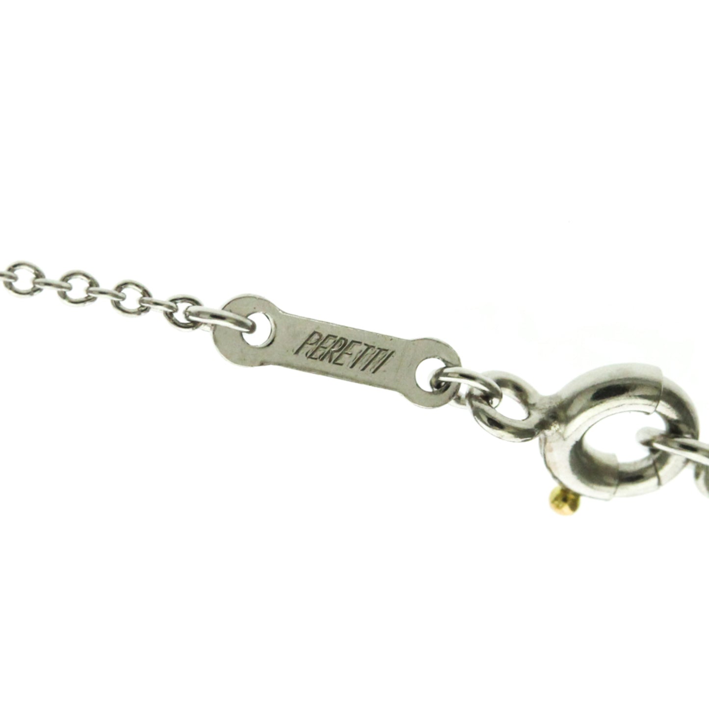 Tiffany & Co. Elsa Peretti Open Heart Pendant Necklace Platinum, Silver, Platinum, Necklace