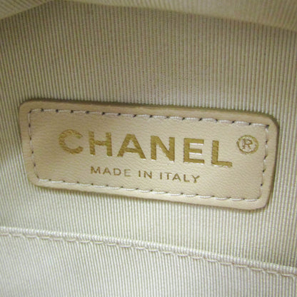 Chanel Round as Earth Crossbody Bag Glazed Calfskin, Pink, Leather, Shoulder Bag