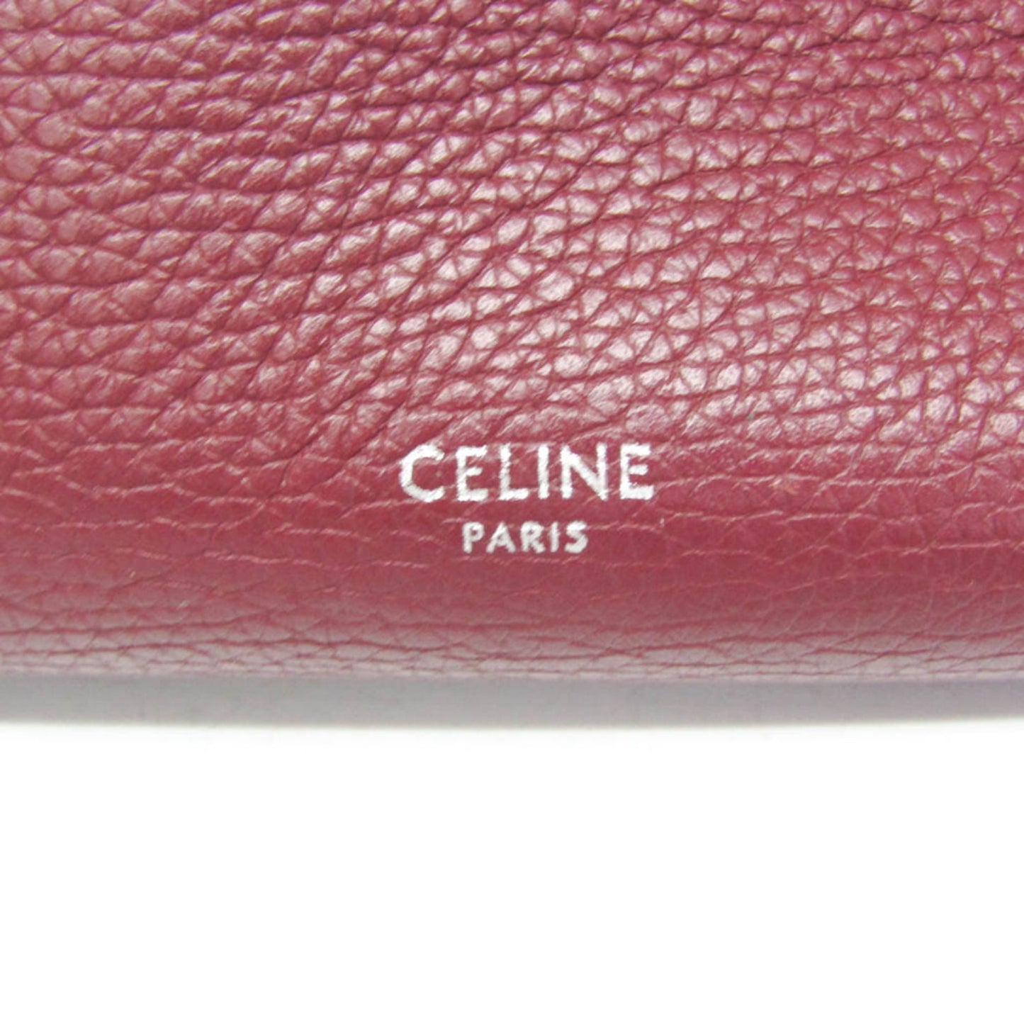 Celine Big Bag Smooth Leather, Burgundy, Leather, Handbag