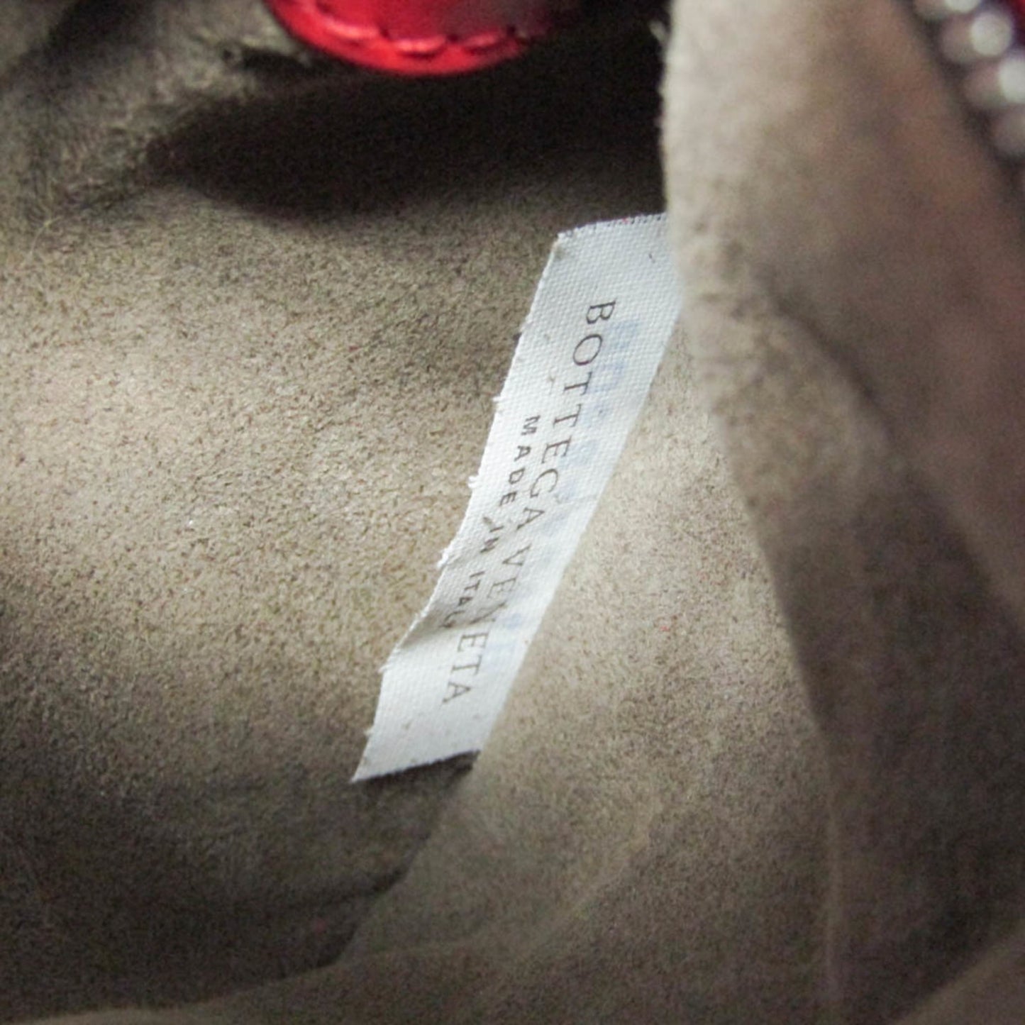 Bottega Veneta Roma Bag Intrecciato Nappa, RED, LEATHER, Shoulder bag