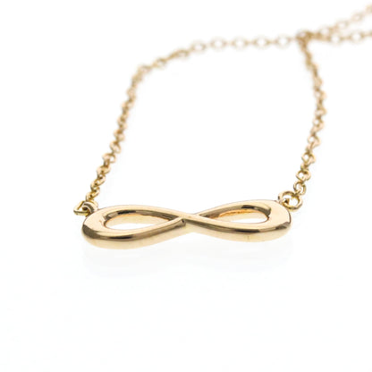 Tiffany & Co. Infinity Pendant Necklace 18K Rose Gold, Gold, Pink Gold, Necklace