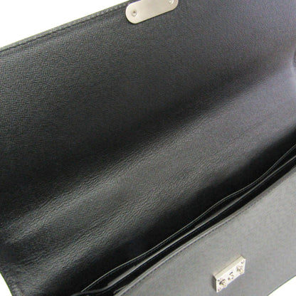 Louis Vuitton Serviette Moskova Briefcase Taiga Leather, Gray, Leather, Briefcase