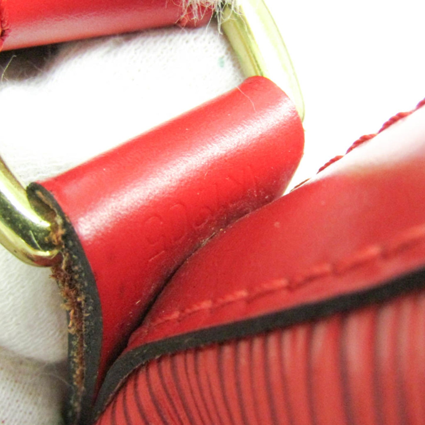 Louis Vuitton Petit Noe Handbag Epi Leather, Red, Leather, Shoulder Bag