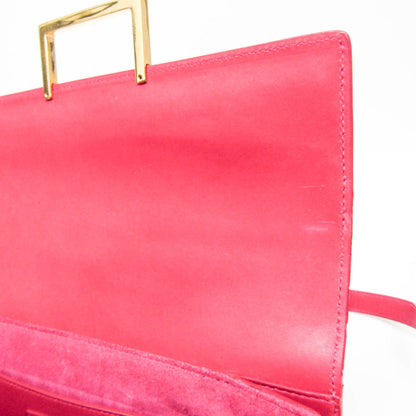 Saint Laurent Vintage Shoulder Bag Leather, Pink, Leather, Shoulder Bag
