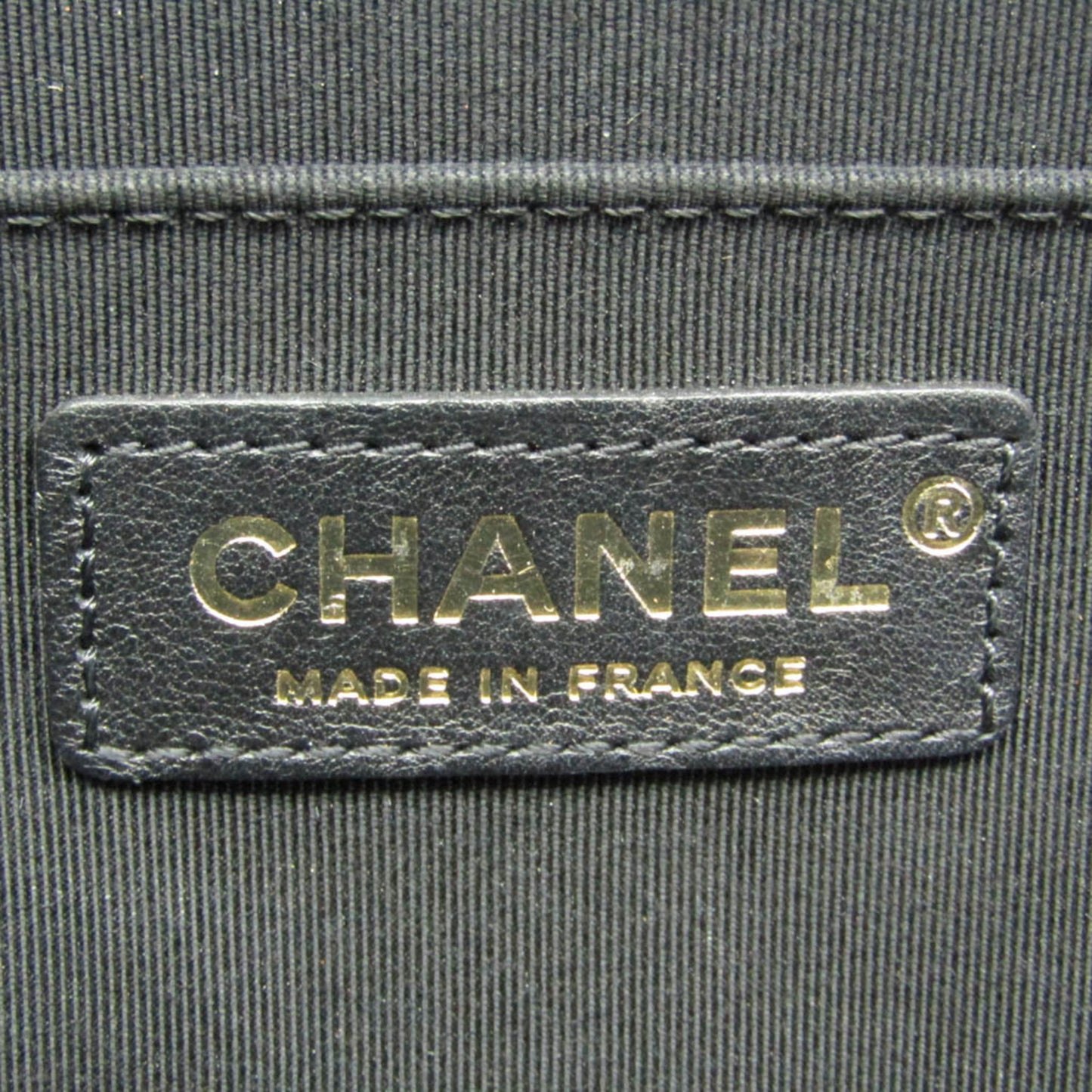 Chanel Vanity Case Bag Quilted Crumpled Calfskin, Black, Leather, Shoulder Bag