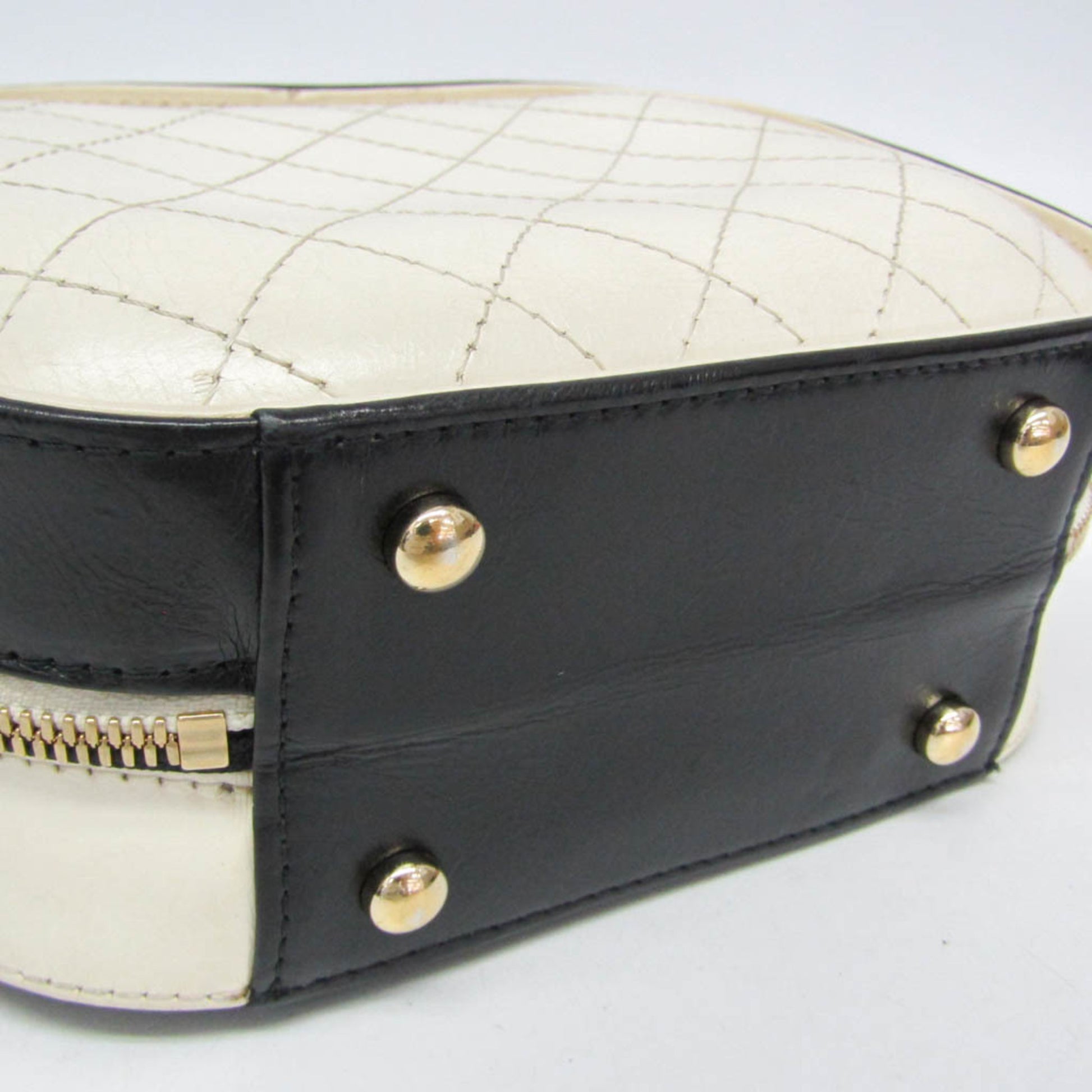 Chanel Vanity Case Bag Quilted Crumpled Calfskin, Black, Leather, Shoulder Bag