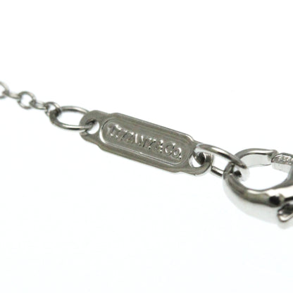 Tiffany & Co. Jazz Graduated Drop Pendant Necklace Platinum and Diamonds, Silver, Platinum, Necklace