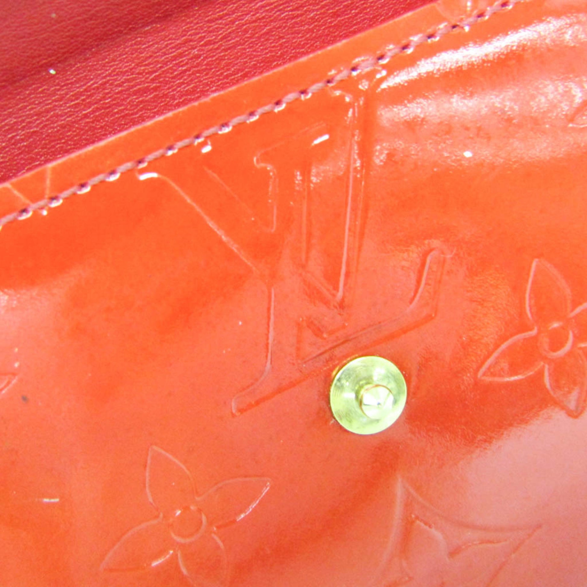 Louis Vuitton Ludlow Wallet Vernis, Red, Patent Leather, Wallet