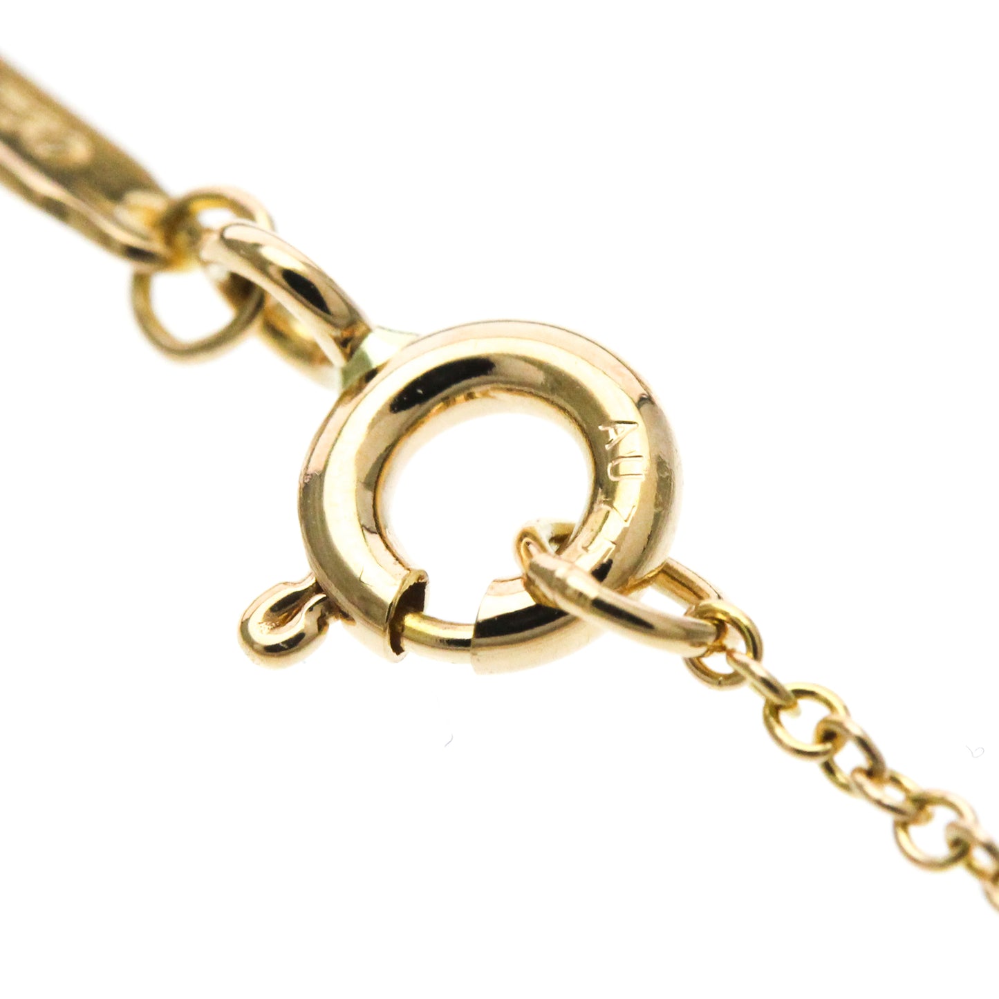 Tiffany & Co. Infinity Pendant Necklace 18K Rose Gold, Gold, Pink Gold, Necklace