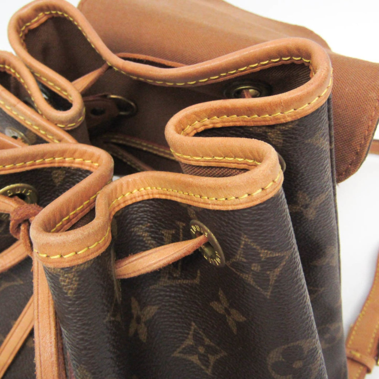 Louis Vuitton Vintage Montsouris Backpack Monogram Canvas, Brown, Canvas, Backpack