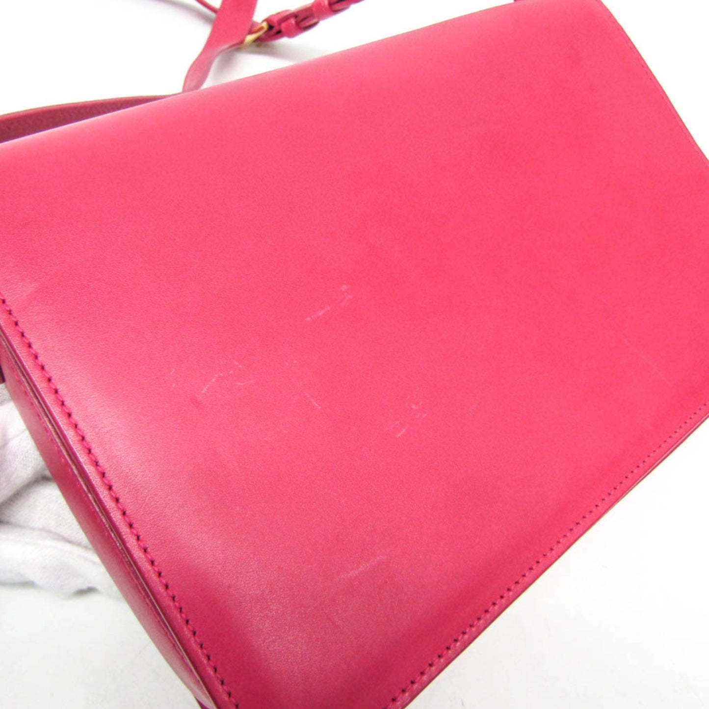 Saint Laurent Vintage Shoulder Bag Leather, Pink, Leather, Shoulder Bag
