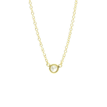 Tiffany & Co. Elsa Peretti Diamonds By The Yard 18K Yellow Gold with Diamond, Gold, Yellow Gold, Necklace