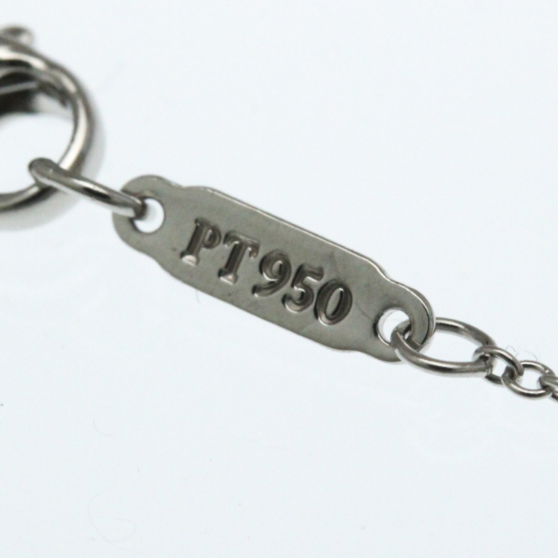 Tiffany & Co. Jazz Graduated Pendant Necklace Platinum and Diamonds, Silver, Platinum, Necklace