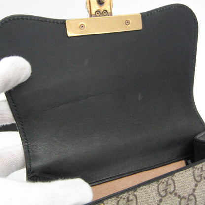 Gucci Osiride Shoulder Bag GG Coated Canvas and Leather, Beige, Canvas, Shoulder Bag